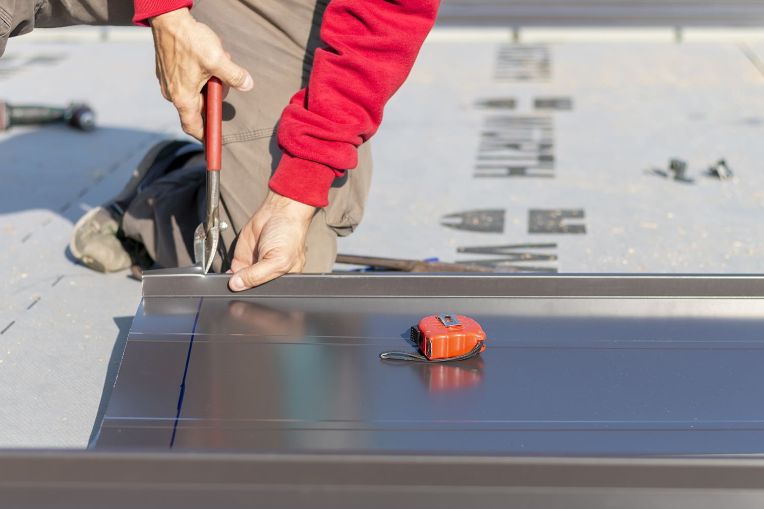 Installation of Standing Seam Metal Roofing in Northwest Ohio